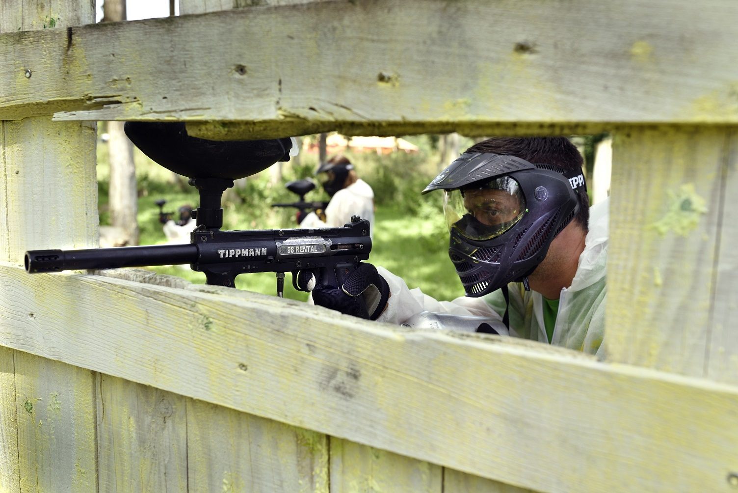 Partie de paintball