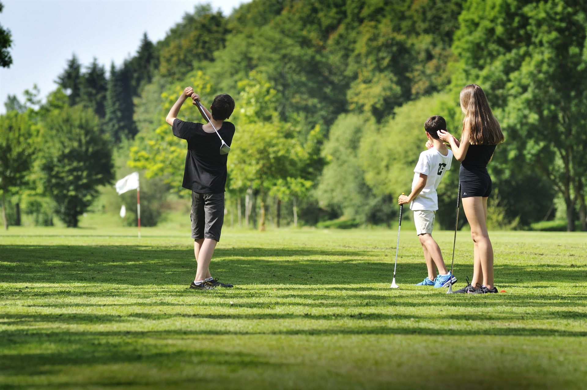 Partie de swin golf